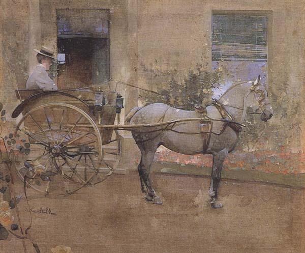 Joseph Crawhall The Governess Cart (mk46) China oil painting art